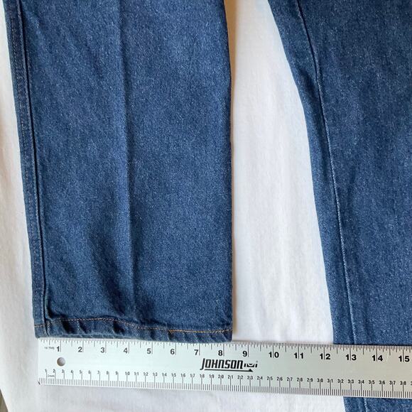 AmeriPride Services Men’s Denim Strains Leg Jeans size 38 x 32, Blue - Picture 6 of 11